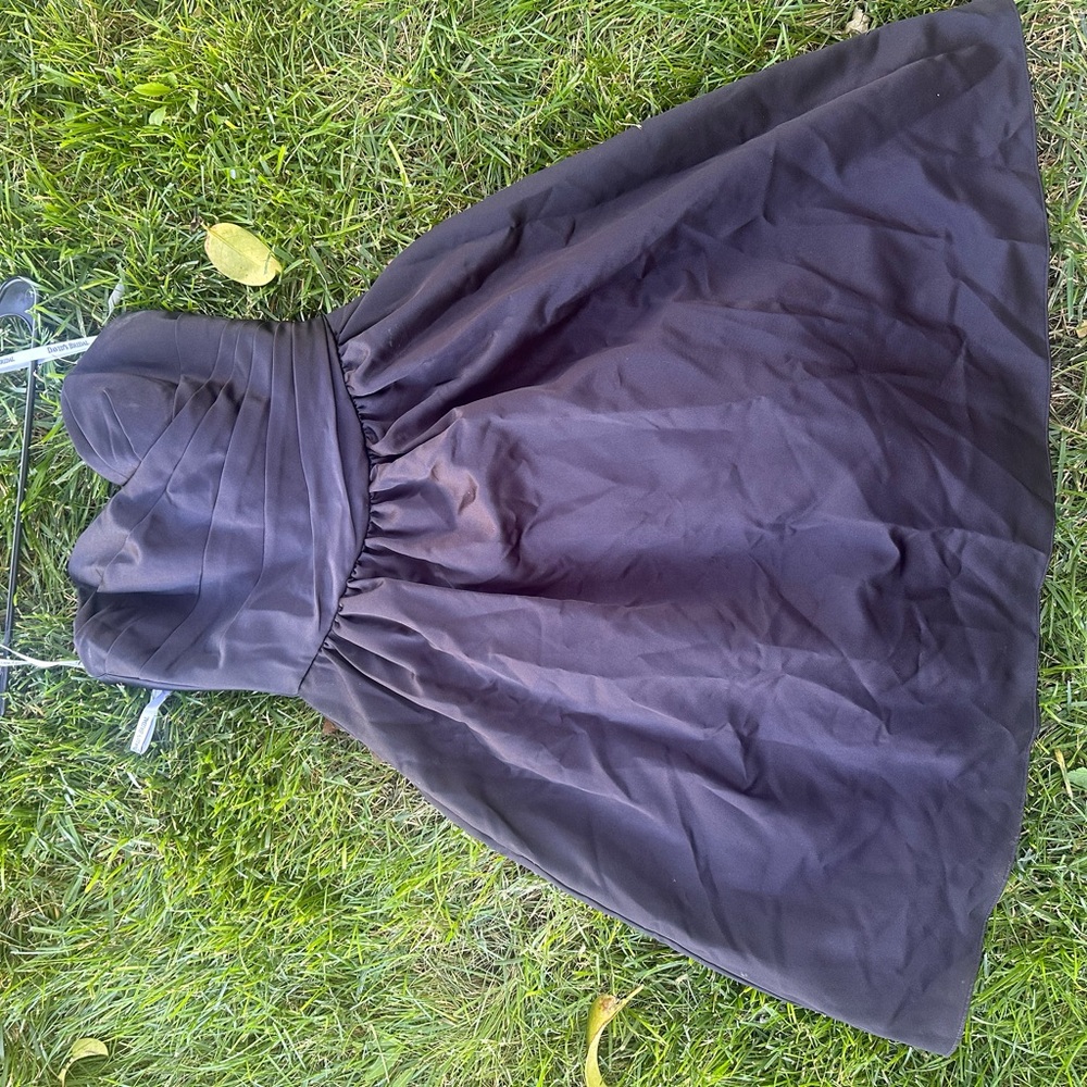 David's Bridal Classic Black Gown